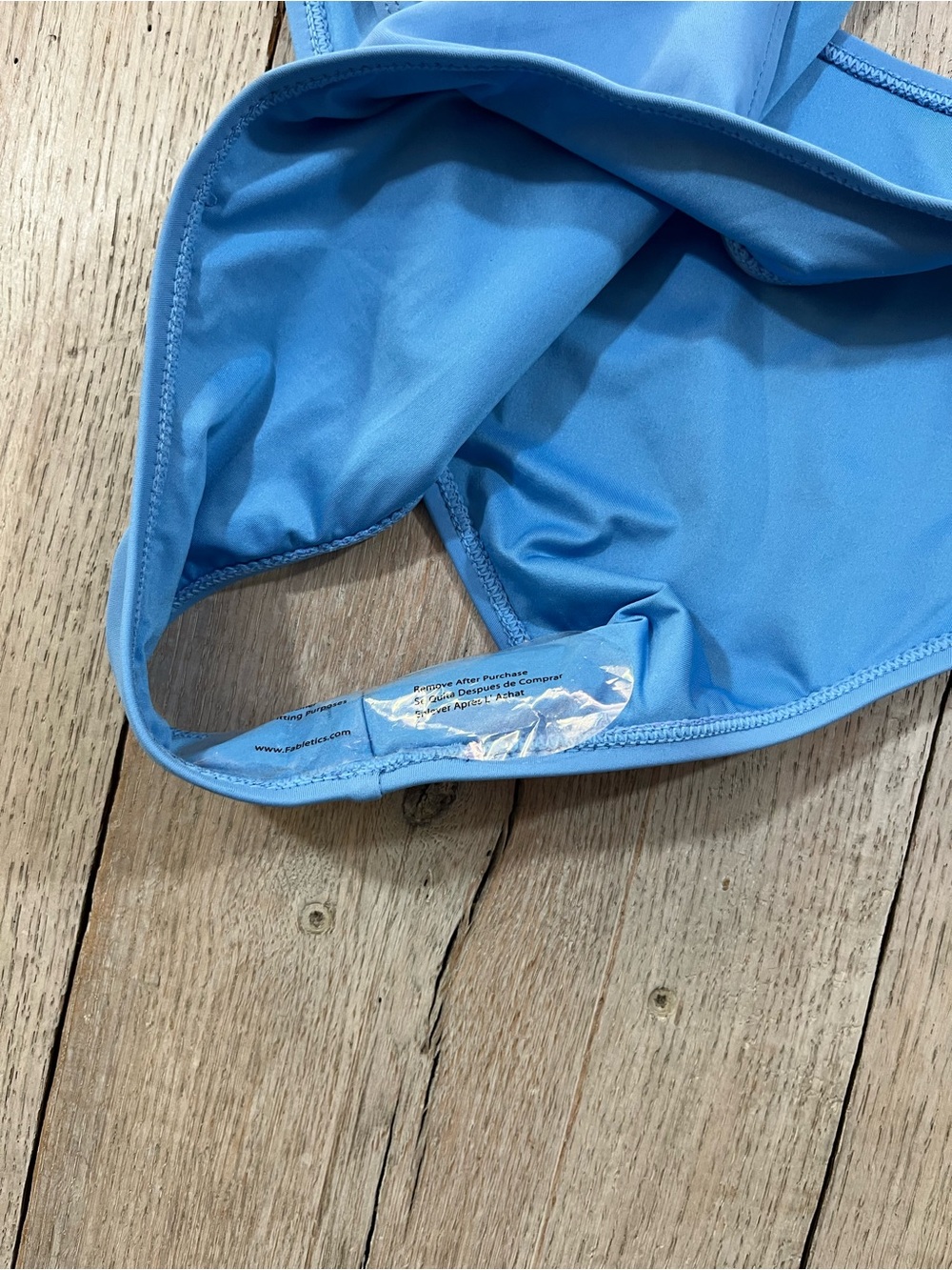 Fabletics Cutout One-Piece Swimsuit Island Escape Blue Size XL NWT - Picture 8 of 11